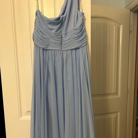 David's Bridal | Dresses | Mesh Oneshoulder Bridesmaid Dress With Full Skirt  | Poshmark